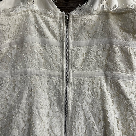 Lulu's Ivory Lace Midi Dress - Picture 10 of 12